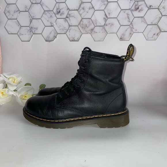 Dr. Martens Black Combat Boots - Picture 3 of 8